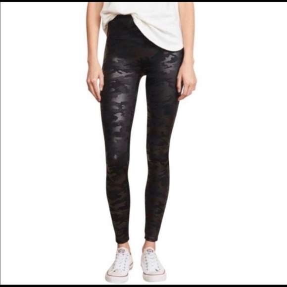Spanx Faux Leather Camo Leggings - Picture 3 of 6